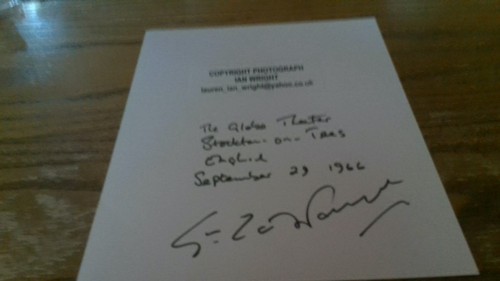 Rolling Stones 1966 Globe Theater Foto SIGNIERT von Ian Wright 8x10 selten - Bild 2 von 2