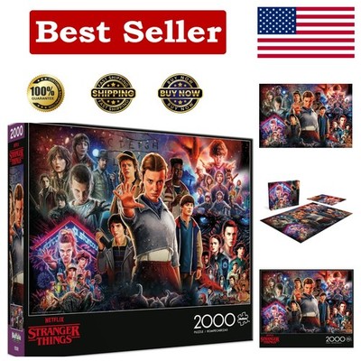 Buffalo Games - 2000 Piece Puzzle - Stranger Things Season Collage