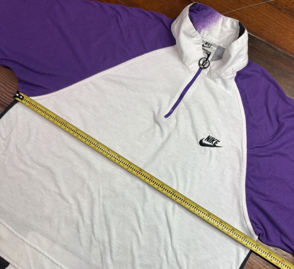 RARE Vintage Nike Challege Court Andre Agassi Half Zip Polo Shirt