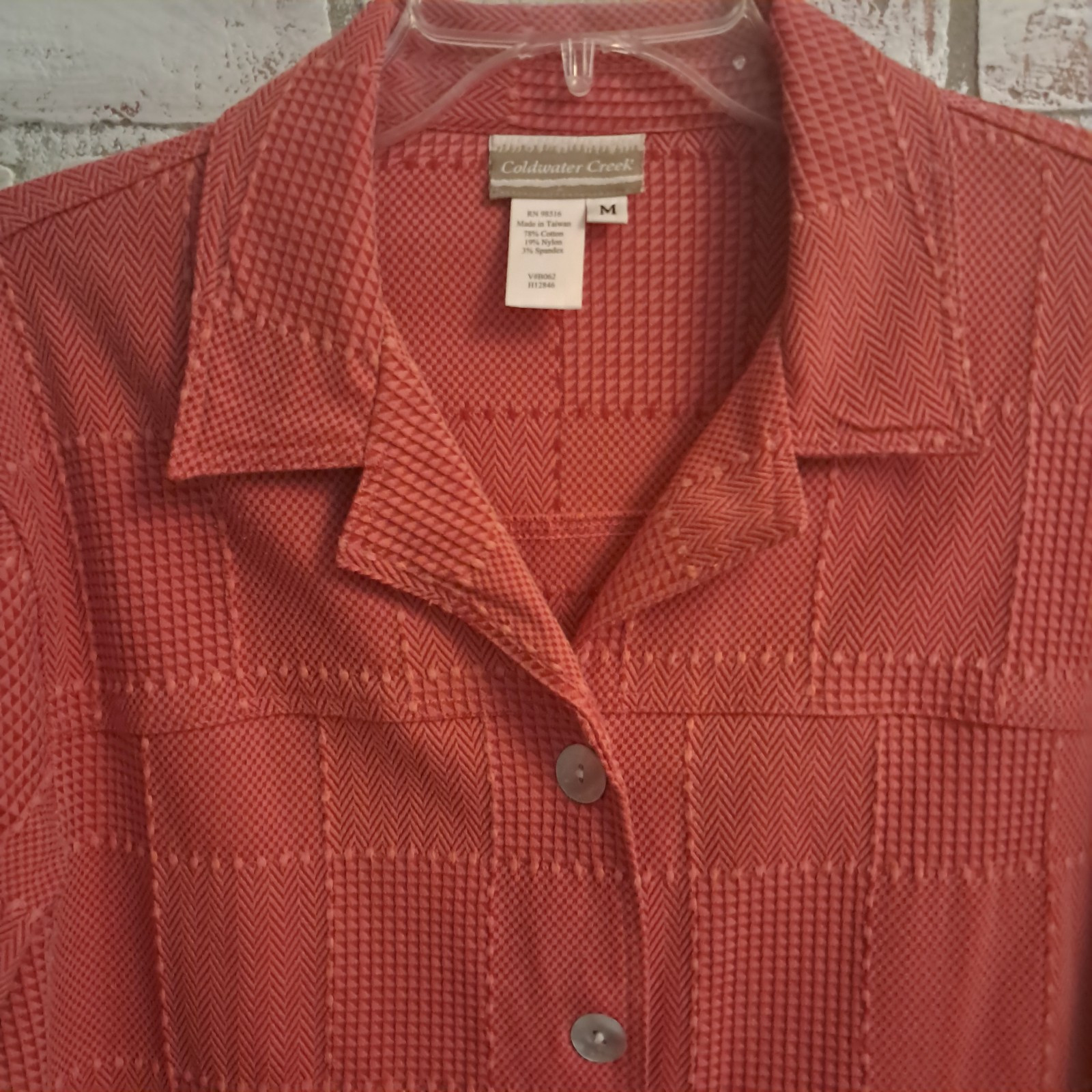 Coldwater Creek Red Patchwork Jacket - image 7