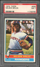1976 Topps - Nelson Briles #569 PSA 7