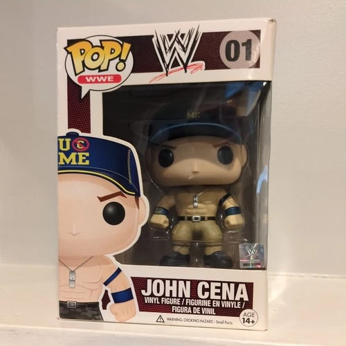 Funko Pop! Vinyl WWE John Cena #01 Blue Cap & Khaki shorts