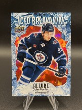 2023-24 Upper Deck Allure - Iced Breakaway Cole Perfetti #IB-25 Red /99