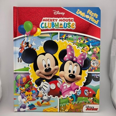Disney Mickey Mouse Clubhouse First Look and Find Book Disney Junior Pre Owned