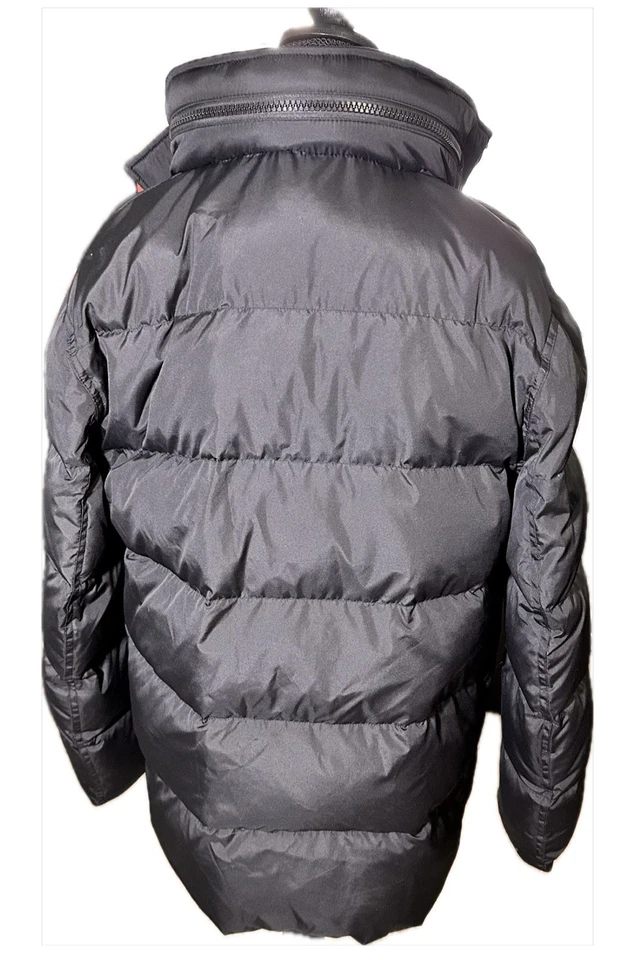 Abrigo acolchado de plumón negro pequeño Marc New York Carlton para hombre Foto 3 de 4