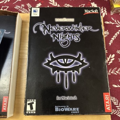 Neverwinter Nights Mac Open Box Spiel innen 210 Seiten Handbuch Schnellstart 