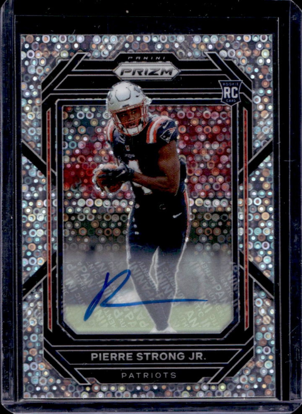 Pierre Strong Panini Prizm #325 Autograph-No Huddle