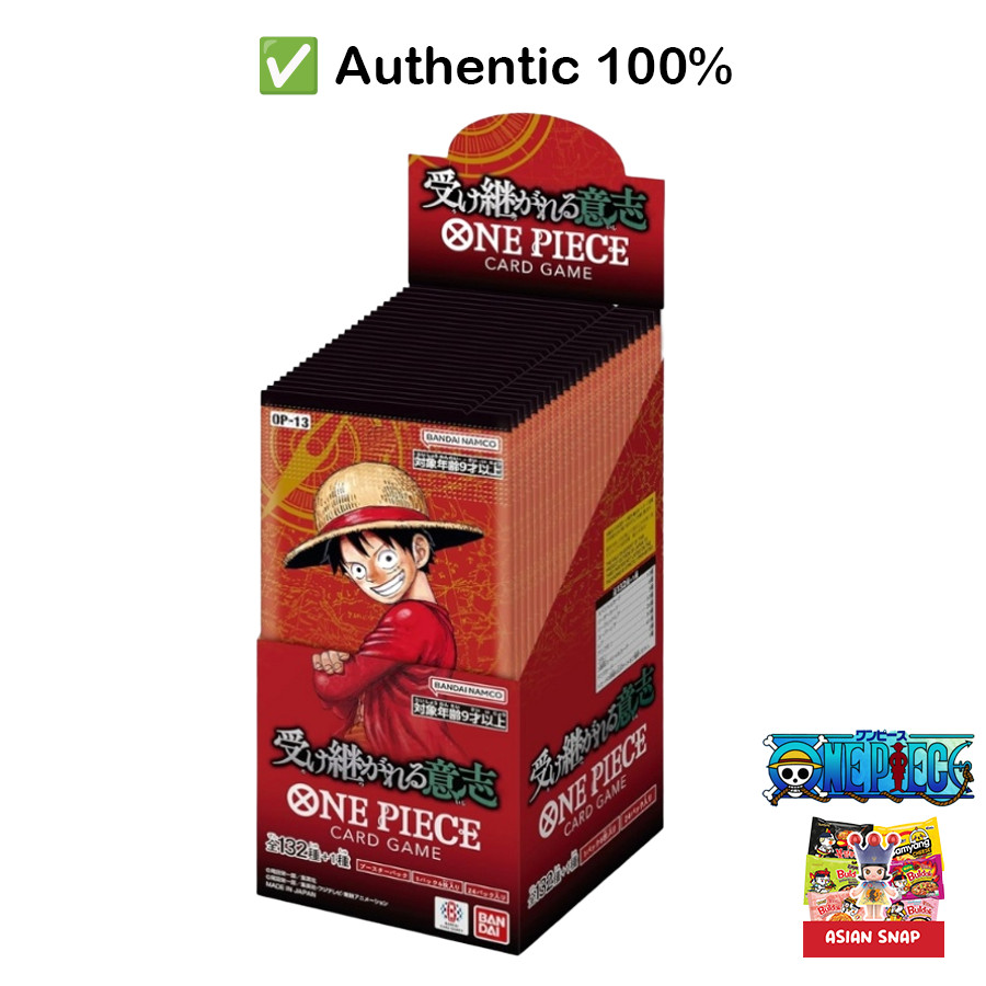 Bandai One Piece TCG: Carrying On His Will Booster Box OP-13 Sealed
