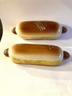 Vintage Hot Dog Salt And Pepper Shakers Virginia Ann Ceramics — photo 1