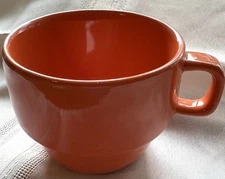 WORLD MARKET Replacement 8 Ounce Oz Coffee Cup Mug Tea Orange Stackable