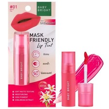 01 Apple Tea - 2.4 g Baby Bright Mask Friendly Lip Tint Water-based Clear Color