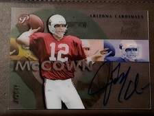 2002 Rookie Topps Pristine Josh McCown P-JM Autograph