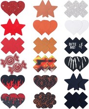 Rave Nipple Pasties Lingerie Accessories for Women Bra Boob Stickers Multicolo