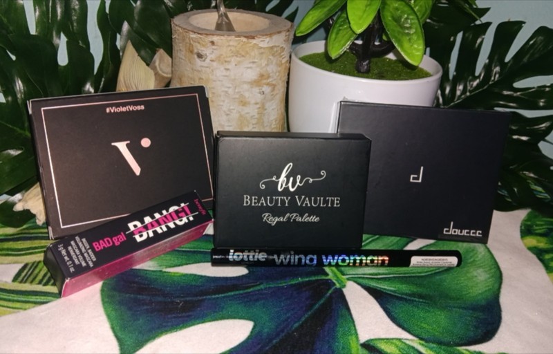 NIB Eyeshadow Palette Bundle Voilet Voss, Beauty Vault, Doucce 5 Pcs FREE SHIP