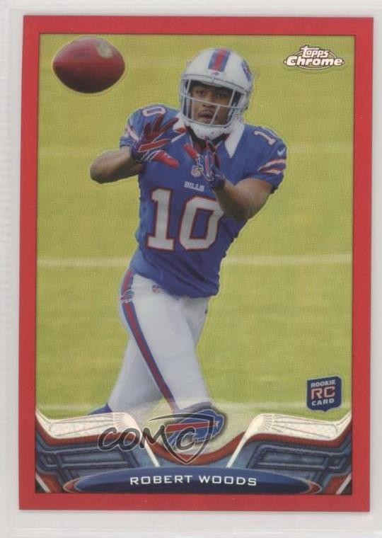 2013 Topps Chrome Red Refractor 8/25 Robert Woods #3 Rookie RC 3y0