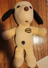 Rare 1971 Henry Dog - Vintage Large Yellow Plush - Approx. 26” - Animal Fair 