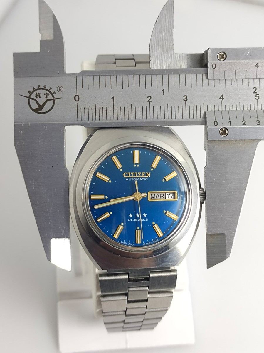 Citizen Tri-Star Cal.6501 Vintage Automatic 71-6375 Day-Date Mens