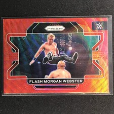 2022 Prizm FLASH MORGAN WEBSTER Horizontal Ruby Wave #13