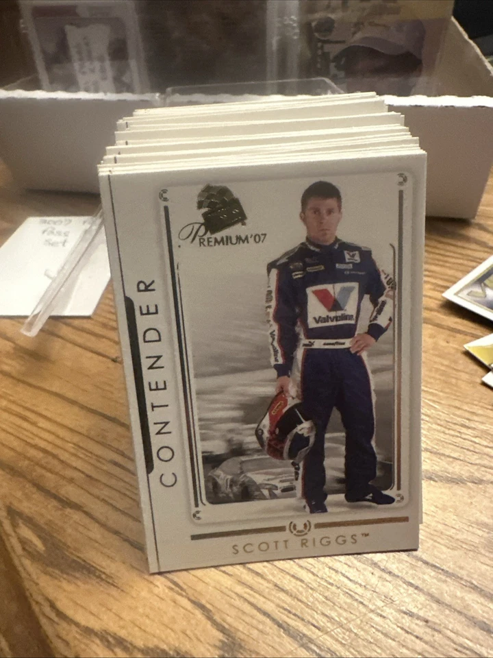 2007 PRESS PASS PREMIUM Contender NASCAR SET COMPLETE 1-70 Base Set - Image 2 of 4