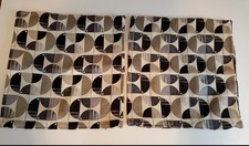 Pillow Covers  Set of 2  18" x 19" Brand New  Natural Tones  Zipper Opening