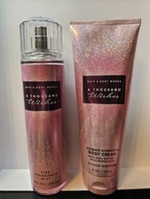 2 pc set Bath  Body Works A THOUSAND WISHES Hydration Body Cream  Mist NEW