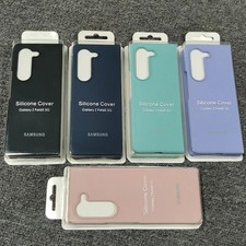 For Samsung Galaxy Z Fold 7 6 5 Liquid Silicone Case Silky Soft-Touch Back Cover