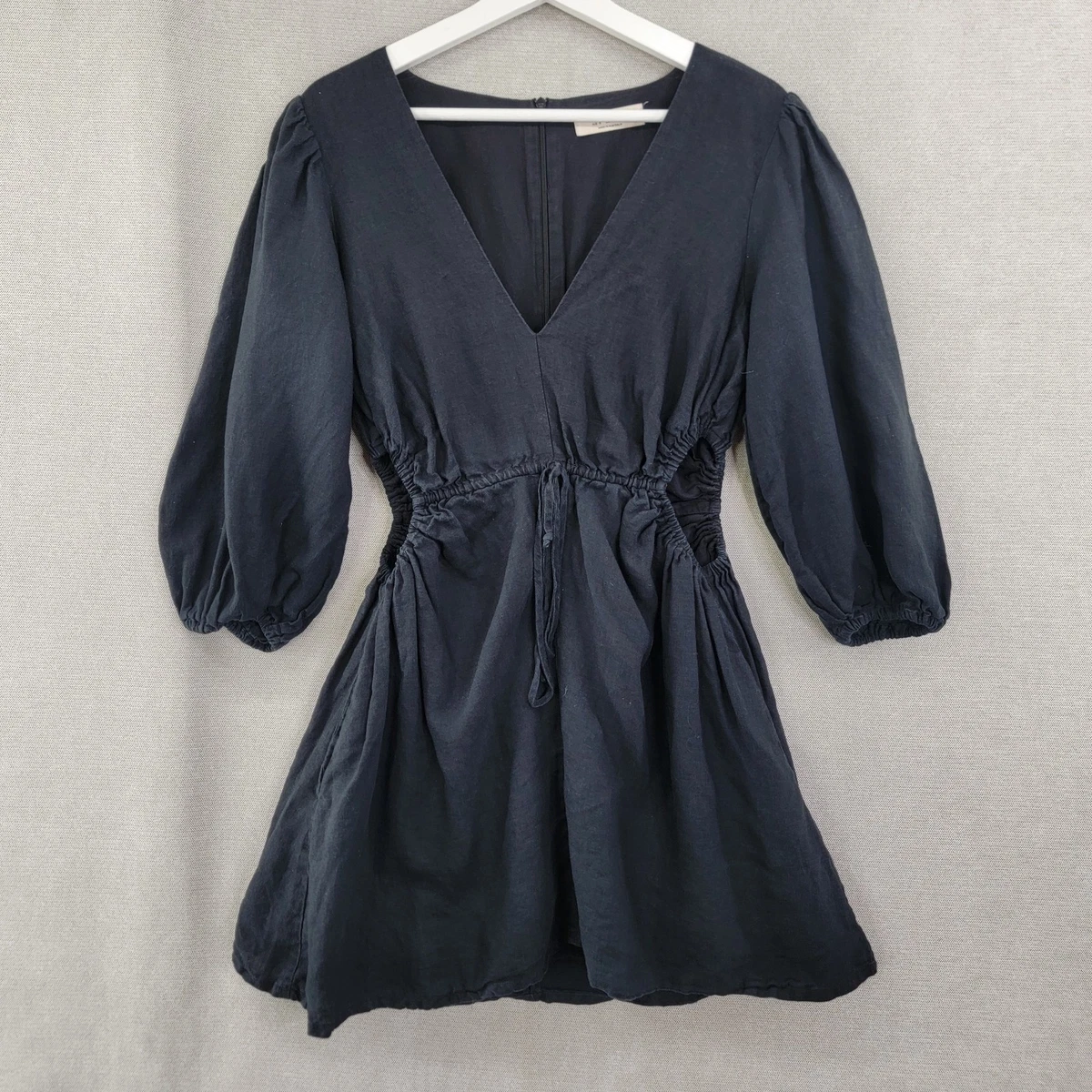 knee length dresses for ladies Bec And Bridge Chantal Shirred Mini Dress Black main image 1