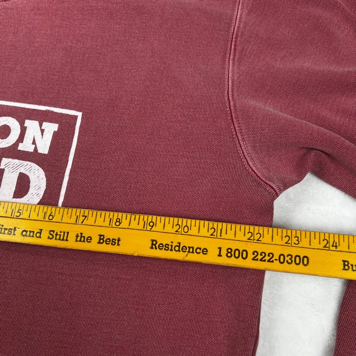 Comfort Colors Wharton University of Pennsylvania MBA Proud Sweatshirt Maroon M View 4