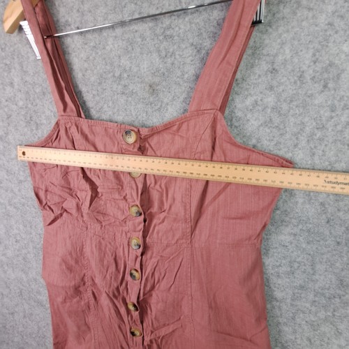 Jay Jays Dress Womens 14 Pink Sleeveless Button Front Casual Summer Spring 5149 - Picture 4 of 12