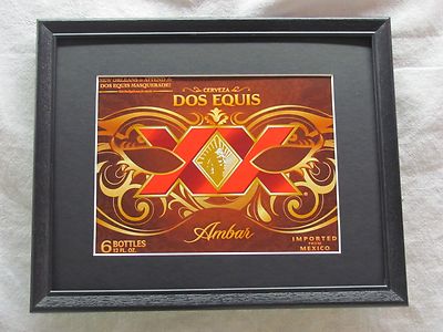 DOS EQUIS AMBER BEER SIGN #1047 | eBay