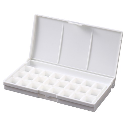 Watercolor Paint Palette Half Pans Set Empty Palette_Assembled Pans with Lid_Box - Picture 12 of 21