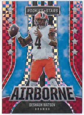 Deshaun Watson 2023 Panini Rookies & Stars Airbone Red Plaid Prizm AI-8 SP