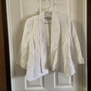 jones studio open front blazer