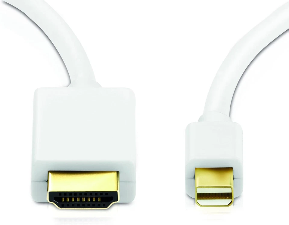 2m Mini-Displayport auf HDMI-Kabel mini DP Stecker Digital Audio Video Full HD - Bild 3 von 4