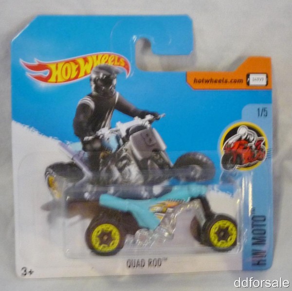 Quad Rod 164 Scale Diecast Model From the HW Moto Series by Hot