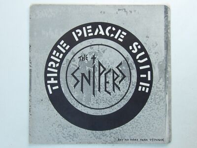 The Snipers: Three Peace Suite 1981 UK Crass 7'' 1st Press