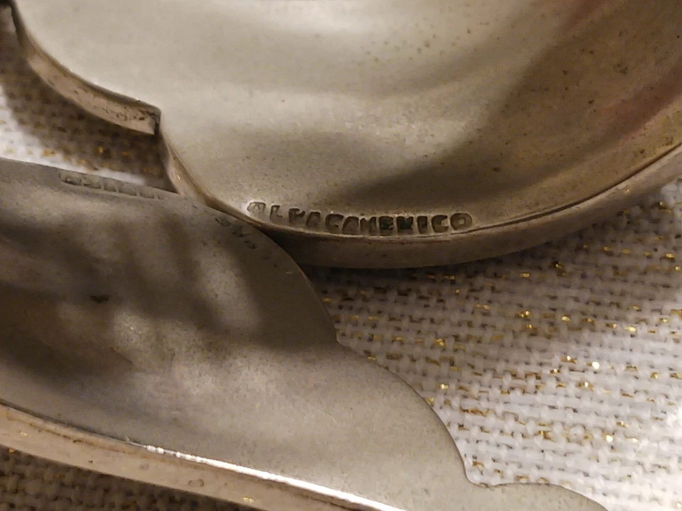 Vintage Mexican,Sterling Silver Hinged Cuff Bracelet,Abalone Shell,Pre-owned,75g - Image 4 of 4