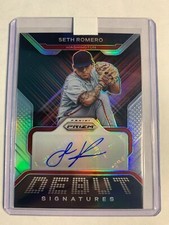 2022 Panini Prizm Seth Romero Auto Debut Signatures RC Prizm Silver