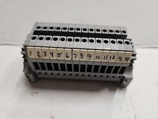 Assembly 14 Gang Connector DIN Rail Terminal Blocks