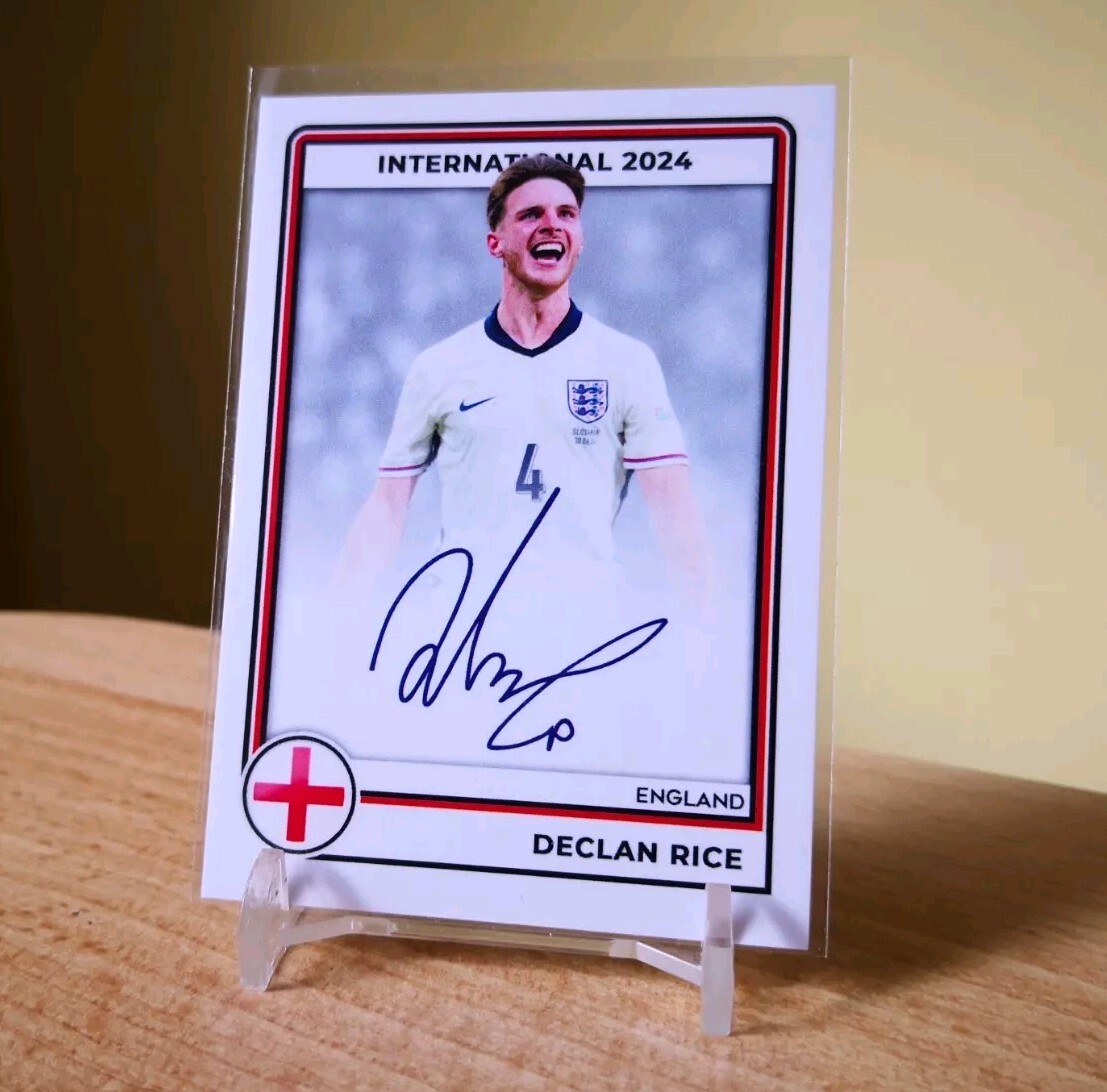 ☆Declan Rice☆1/1☆GOLD AUTO 直筆サイン完璧