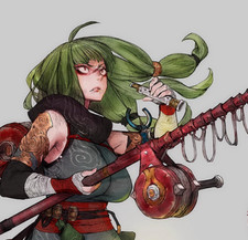 38mm Resin Kingdom Death Female Warrior Unassembled Unpainted A-1833