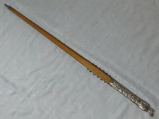 SPAZIERSTOCK - GEHSTOCK SILBER 800-ER UM 1900 CHINA - WALKING STICK