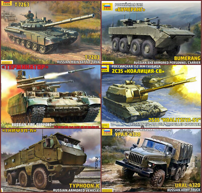 1:72 Bausatz T 72B3 BMP Bumerang Termniator Koalitsia Typhoon-K Mias USSR Zvezda
