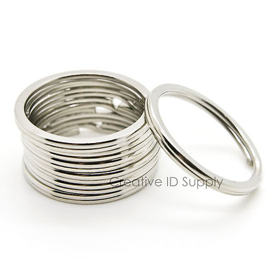500 1000 pcs Metal Key Rings Split Rings Heavy Duty Keychain 30mm