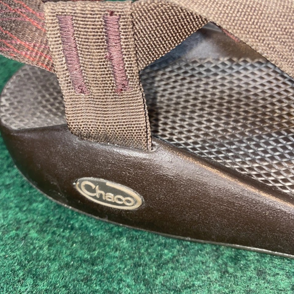 NICE Chaco Mens Brown Classic Strapped Sandals With Toe  Size 11 EUC - Image 4 of 4
