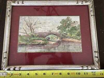 C. Pascal Watercolor Painting  1898  