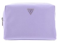 Guess Top Zip Cosmetic Bag Kulturbeutel Lavender Flieder Neu
