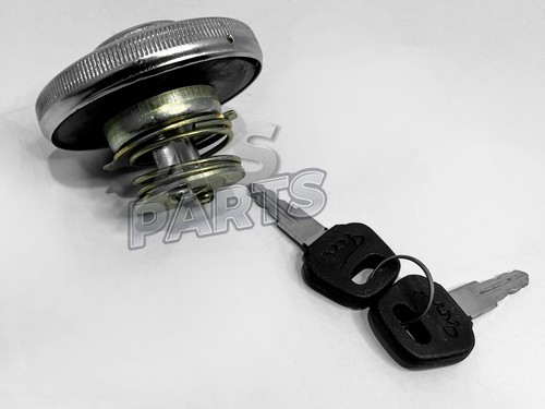 Suzuki Samurai SJ410 SJ413 tappo serbatoio cromato bloccabile con chiavi - Picture 11 of 11