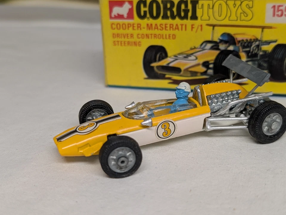 Corgi Toys 159 Cooper Maserati F/1 Vintage original modelcar - Bild 3 von 4