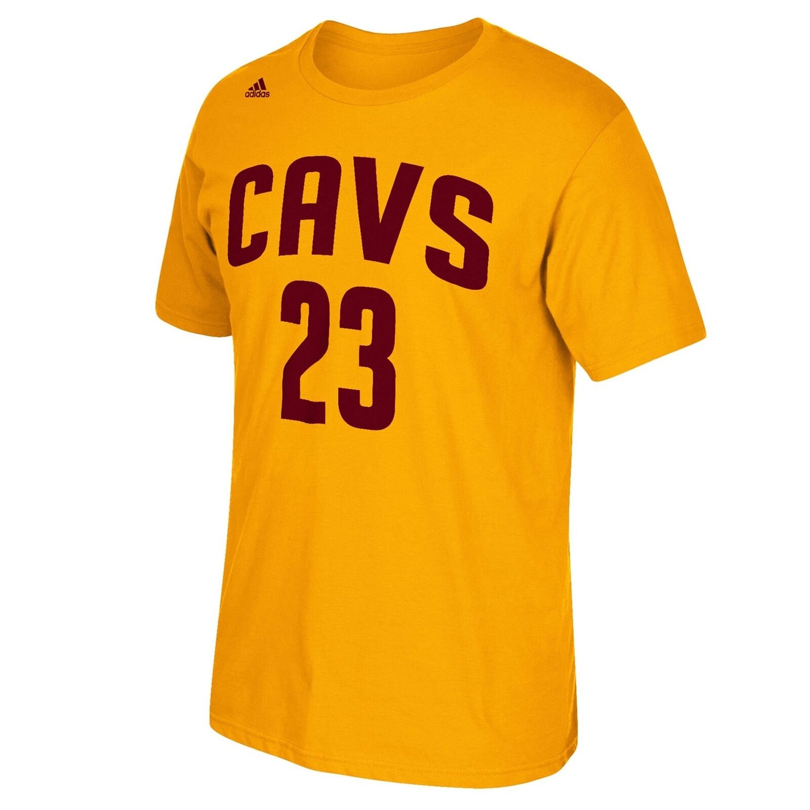 Cleveland Cavaliers #23 LeBron James White Name & Number T-Shirt